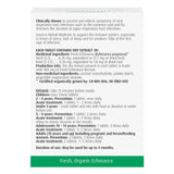 Box of A. Vogel Echinaforce Cold & Flu Tablets Back