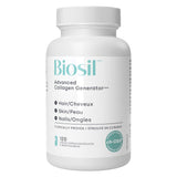 Bottle of BioSil™ Advanced Collagen Generator Hair • Skin • Nails 120 Liquid Vegetarian Capsules