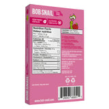 Package Back of Bob Snail Dehydrated Fruit Stripes Apple-Raspberry 6 Pack/84g
