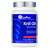 Bottle of CanPrev Krill Oil 120 Softgels