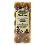 Cheeky Bee Candle Company 10-Pack Tealites – Gold