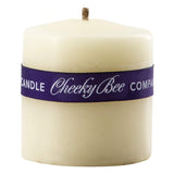 Cheeky Bee Candle Company #31 – Traditional Smooth Pillar – Ivory 3.0″ x 3.0″