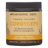 Jar of Harmonic Arts Cordyceps Powder 45 Grams