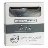 Bar of High Q Tallow Bison Tallow The Dude 120g