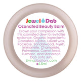 Jar of Living Libations Jewel Dab Ozonated Beauty Balm 6.5mL