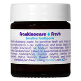 Jar of Living Libations Frankincense Fresh Sensitive Toothpaste 30mL