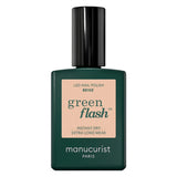 Bottle of Manucurist Semi-Permanent LED Green Flash - Beige 15mL