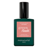 Bottle of Manucurist Semi-Permanent LED Green Flash - Old Rose 15mL