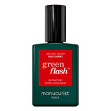 Bottle of Manucurist Semi-Permanent LED Green Flash - Red Cherry 15mL