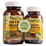 Bottles of MegaFood Baby & Me 2 w/Free Blood Builder 120 + 72 Tablets