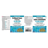 Natural Factors Critical Care Probiotic 55 Billion Label