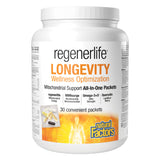 Bottle of Natural Factors RegenerLife Longevity Kit 30 Packets