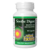 Bottle of Natural Factors Soothe Digest 90 Capsules