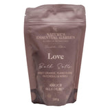 Bag of Nature's Essential Garden Bath Salts - Love 240g
