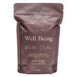 Bag of Nature's Essential Garden Bath Salts - Well Being Bath Salts 1Kg