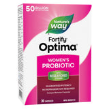 Bottle of Nature's Way Fortify Optima Women's Probiotic 50 Billion 30 Capsules
