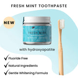 Jar of Nelson's Naturals Remineralizing Toothpaste w/ Hydroxyapatite Information