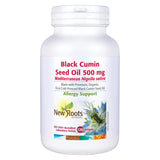Bottle of New Roots Black Cumin Seed Oil 500mg 120 Softgels