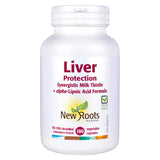 Bottle of New Roots Liver Protection (Milk Thistle) 180 Vegetable Capsules