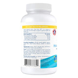 Nordic Naturals Arctic Cod Liver Oil Lemon Flavour 90 Soft Gels Back of Bottle