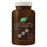 Bottle of NutraSea HP Extra Strength EPA Omega-3 Mint Flavour Liquid Gels 60 Softgels