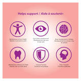 NutraSea Omega-3 Kids EPA + DHA 500mg Tropical Citrus Flavour 30 Gummies Benefits