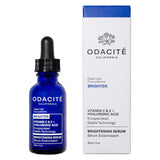 Box and Bottle of Odacite Vitamin C&E + HyaluronicAcid BrighteningSerum 30ml