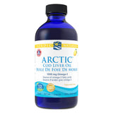 Bottle of Nordic Naturals Arctic Cod Liver Oil 1050mg Omega-3 Lemon Flavour 237m lLiquid