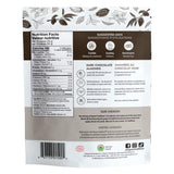 Back of Organic Dark Chocolate Covered Almonds 227g