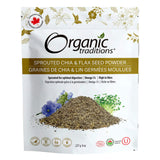 Bag of Organic Traditions Sprouted Chia & Flax Seed Powder 227g