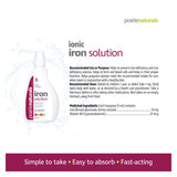 Prairie Naturals Liquid Ionic Iron Solution Ingredients