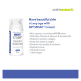 Prairie Naturals OptiMSM® Cream Information
