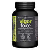 Bottle of Prairie Naturals Vigor Force 60 Softgels