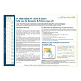 Prairie Naturals pH Paper Use Chart