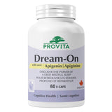 Bottle of Provita Dream-On™ with Apigenin 60 Capsules