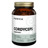 Bottle of Purica Cordyceps 60 Veggie Capsules