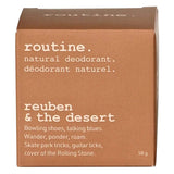 Package of Routine. Reuben & The Desert Deodorant 58g