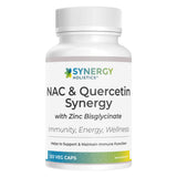 Bottle of SYNERGY HOLISTICS® NAC & Quercetin Synergy 120 Veg Caps