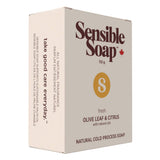 Box of Sensible Co. Olive Leaf & Citrus Bar Soap 110g