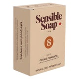 Box of Sensible Co. Orange Cinnamon Bar Soap 110g