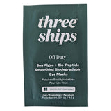 Individual Packet of Three Ships Off Duty Sea Algae+ Bio-Peptide Smoothing Biodegradable Eye Masks - 1 Set