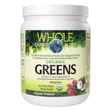 Tub of Whole Earth & Sea Organic Greens Organic Tropical 405g