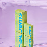 Jems Condoms on purple background