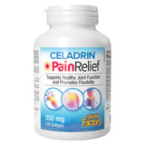 Bottle of Natural Factors Celadrin PainRelief 350 mg 120 Softgels
