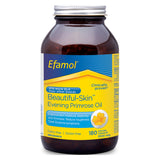 Bottle of Efamol BeautifulSkinEveningPrimroseOil 180SoftgelCapsules
