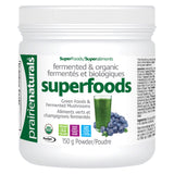 Tub of Prairie Naturals Superfoods Green Foods & Fermented Mushrooms 150g Powder