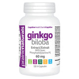 Bottle of Prairie Naturals Ginkgo Biloba 120 Vegetable Capsules