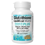 Bottle of Natural Factors Glutathione LipoMicel Matrix 300mg 90 Softgels