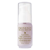 Pump Bottle of Eminence Lavender Age Corrective Night Concentrate 35 Milliliters