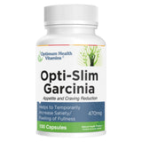 Bottle of Optimum Health Vitamins Opti-Slim Garcinia 100 Capsules